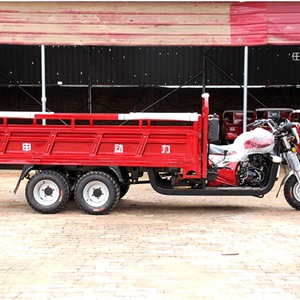 Triciclo de Carga de 300cc 350cc en Oferta, Motocicleta Triciclo de Carga con 9 Ruedas para Transporte de Mercancías - Product Image 2