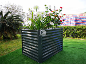 <span class=keywords><strong>Jardinera</strong></span> Elevada de Metal para Exteriores de 60x60x90 <span class=keywords><strong>cm</strong></span>, <span class=keywords><strong>Jardinera</strong></span> de Acero Resistente para Cultivo de Vegetales de Raíz Profunda - Product Image 4