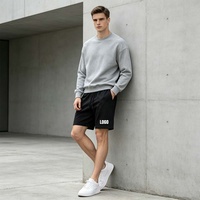Shorts de cyclisme décontractés unisexe en coton mélangé respirant de haute qualité à taille mi-haute pour hommes et femmes