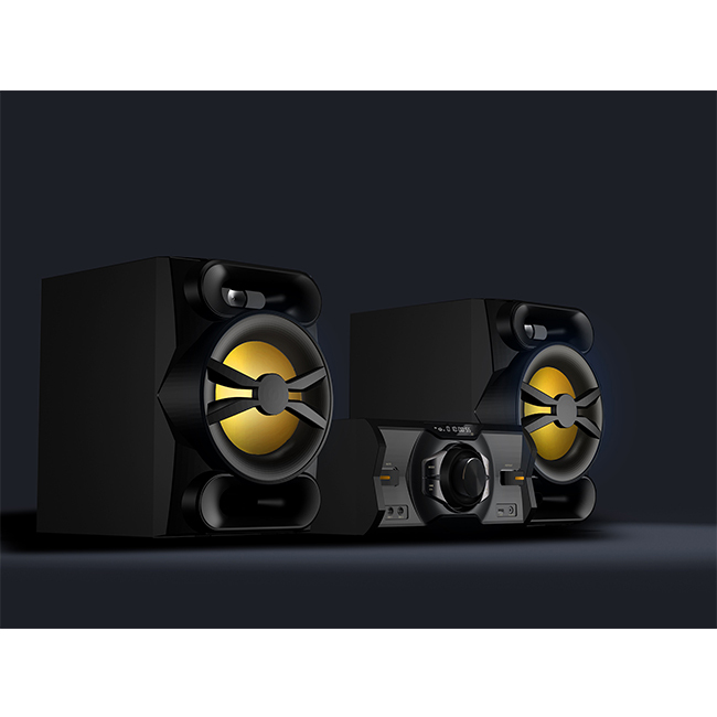 <strong>100W</strong> Mini Hifi Portable <strong>Speaker</strong> with LED Display New Design Plastic BT FM USB & Features
