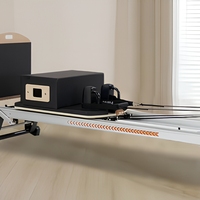 Machine de Pilates Reformer en aluminium - Équipement de fitness durable et réglable pour la maison et la salle de sport, emballage en boîte en bois, garantie de 2 ans