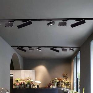 Système d'éclairage sur rail magnétique moderne intelligent à LED Cob 1m 1.5m 2m 2 fils encastré au plafond linéaire utilisation intérieure complète - Product Image 4