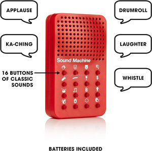 Macchina del Suono Rossa in Plastica per Scherzi Divertenti Giochi per Bambini e Adulti Oggetto per Scherzi Dispositivo Elettronico con Effetti Sonori - Product Image 5