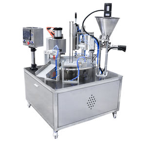 Machine de remplissage et de scellage de sauce liquide à <span class=keywords><strong>base</strong></span> de sauce à trempage de mayonnaise de type rotatif entièrement automatique - Product Image 6