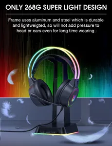 Nieuw Binnen Onikum X15 Pro Pc Gaming Headset Gamer Hoofdtelefoon Met Cool Led Licht