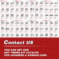 Kit de chaîne de distribution moteur automobile pour TOYOTA Hilux Corolla Land Cruiser Camry Hiace Yaris Rav4 Tacoma Prado Tundra Fortuner