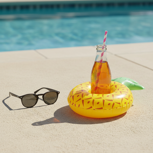 Custom PVC Inflatable Cup <strong>Holder</strong> for <strong>Pool</strong> Party Floating Drink <strong>Holder</strong> <strong>Beverage</strong> Tubs for Summer Water Play - Product Image 5