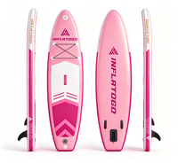 Planche de paddle gonflable OEM Drop Stitch modèle 10.6, 8,4 kg, pour lacs et rivières, système à 3 ailerons, polyvalente