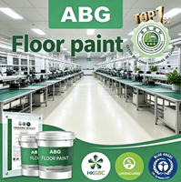 Revêtement de sol époxy transparent bicomposant avec protection UV, peinture époxy anti-rayures comme couche de finition protectrice