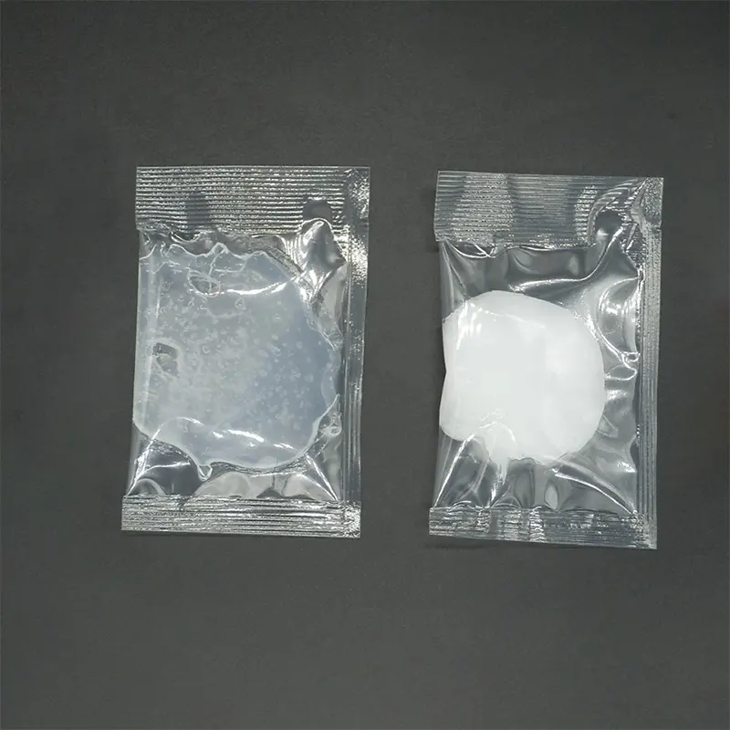 WBG-bolsa transparente pequeña, lubricante de silicona, grasa
