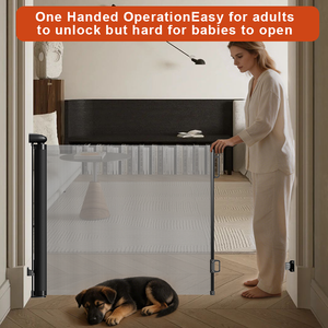 <span class=keywords><strong>Prodigio</strong></span> SG026 Clôture de sécurité pour animaux domestiques et enfants, barrière rétractable pour les portes d'escalier - Product Image 6