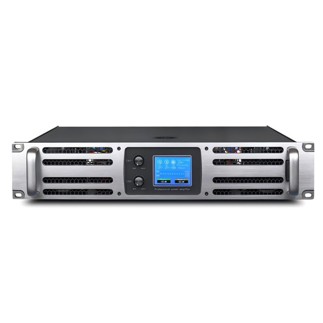 Professional 2*1200W High Powerful Amplifiers Digital LED Display Karaoke Audio Professional Power Amplifier