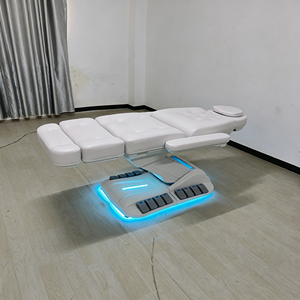 Calidad Superior eléctrica 4 Motor calefacción ajustable Spa salón pestañas cama Silla de belleza tratamiento Facial mesa de masaje - Product Image 5