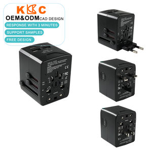 Adaptador de Viaje Internacional Multi-país, Adaptador USB para EE. UU., Reino Unido, Australia y la UE - Product Image 1