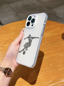 <span class=keywords><strong>Coque</strong></span> de protection antichoc <span class=keywords><strong>transparente</strong></span> pour iPhone <span class=keywords><strong>avec</strong></span> motif de joueur de football en train de frapper, compatible <span class=keywords><strong>avec</strong></span> les modèles 17/16/15/14/13 ProMax - Product Image 5