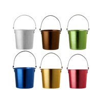 Seau à glace en acier inoxydable isolé de qualité supérieure avec couvercle et pelle 3L 5L 7L 10L Construction métallique pour un stockage plus long de glace congelée