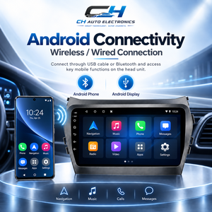 Radio Multimedia para Auto Compatible con IX45 Santa Fe 2013-2017, Pantalla Táctil de 9 Pulgadas, Carplay Inalámbrico, Android Auto, GPS, WIFI, Bluetooth, DSP - Product Image 4