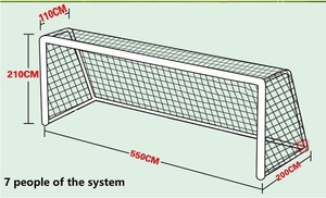Nhà máy tùy chỉnh bóng đá Net backstop, bóng đá mục tiêu và bóng đá backstop Net, backstop Net nhà sản xuất Trung Quốc - Product Image 5