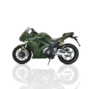 Motocicleta elétrica adulta superior máxima do poder 150 km/h da alta velocidade 240km do lítio da longa distância do lítio 72v