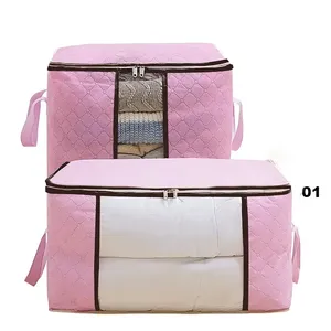 Household Hot Sale <b>Large</b> Capacity Storage Organizer Zipper Dustpoof Container Lightweight Luggage Bag - Product Image 4