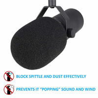 Personnalisé SM7B PGA27 SM27 Microphone Pare-Brise Mousse Vent Couverture SM7B Mic Cover