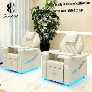 Sillones de Pedicura Profesionales para Salón de Belleza en Canadá, con Bolsillo Lateral, Multifuncionales, Todo en Uno, Sillón de Masaje de Pies Eléctrico - Product Image 1