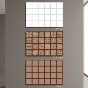 Manufacturer Wholesale Discount Brown Firebrick Ceramic Wall Tiles 30x45cm Waterproof Outdoor Use 5-Year Warranty - Product Image 1