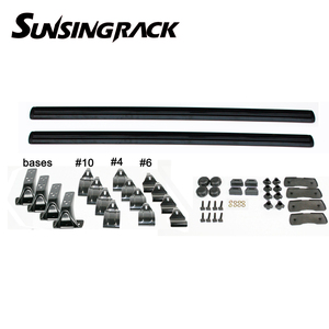 Sunsing <span class=keywords><strong>Barre</strong></span> <span class=keywords><strong>de</strong></span> <span class=keywords><strong>toit</strong></span> universelle pour <span class=keywords><strong>voiture</strong></span> à charge lourde pour berline SUV avec <span class=keywords><strong>barre</strong></span> transversale en aluminium 3 crochets Taille 120-137 cm Accessoires 4x4 - Product Image 4