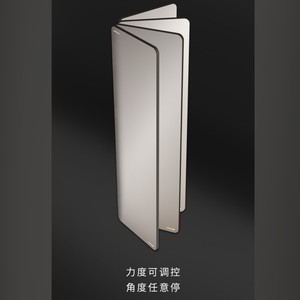 Unihopper Wardrobe <b>Door</b> Mirror Aluminum Frame Led Illuminated Wall Mount Home Use Minimalist Design - Product Image 4