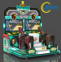 Jeux de courses de chevaux électroniques à pièces avec langues japonaise et anglaise, 3 joueurs, utilisation en intérieur, garantie de 12 mois