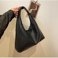 Sac fourre-tout en cuir PU pour femme, sac à bandoulière Hobo à poignée supérieure, grande capacité, souple, végétalien, portable, modèle unique