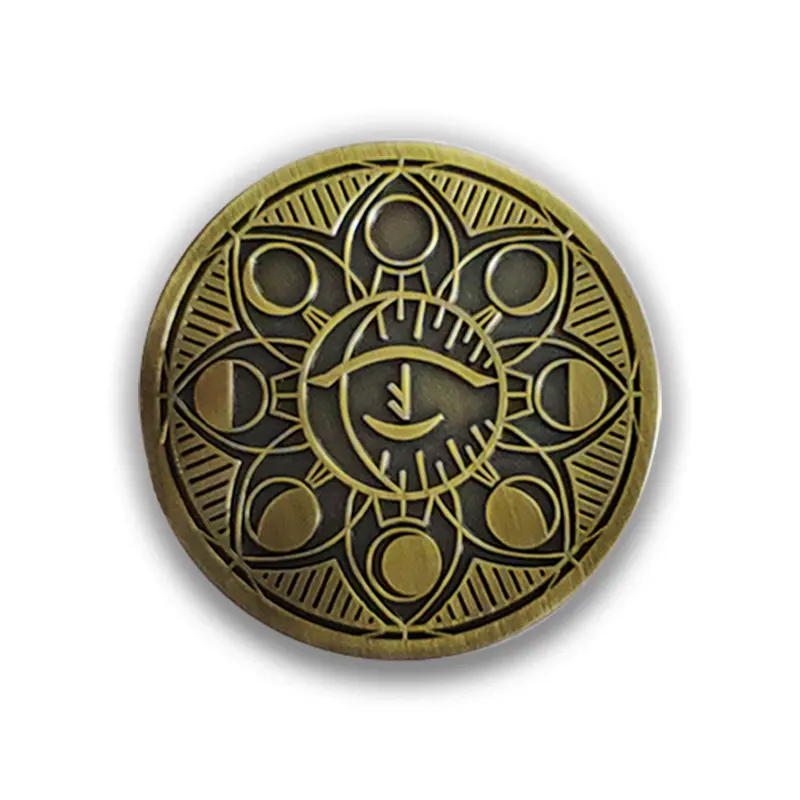 Дешевый изготовленный на заказ логотип штампованный античный золотой серебряный металлический сплав цинковый сплав монета