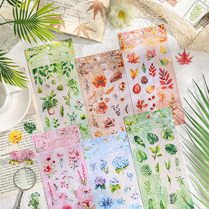 6 pegatinas por paquete Flower Room No.7 Series Plant Material Sticker Pack de 6 - Product Image 1