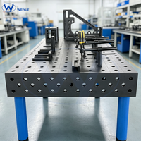 Table de soudage 3D de précision CNC, fabrication directe en usine, 1000x800x200mm |   Plateforme de fixation en acier pour réparation d'équipements avec règle laser