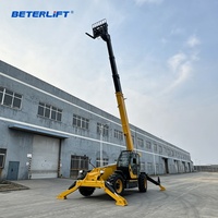 Günstiger 18m 4WD Drehbarer Teleskoplader 4 Tonnen Teleskopstapler für Materialtransport