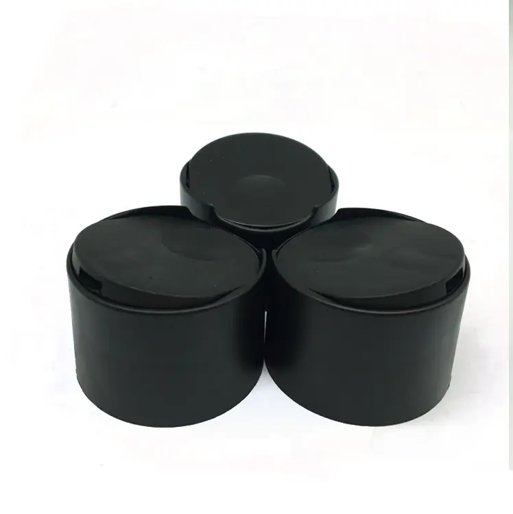 Wholesale 24/410 Plastic Skin Care Cosmetic Plastic Double Wall Disc Top Cap