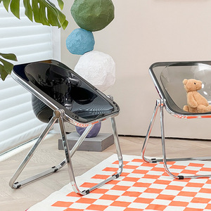 Silla Plegable Moderna para Restaurante, Uso Comercial, Metal y Plástico, Diseño Minimalista, Ahorra Espacio, Resistente y Fuerte, para Comedor y Exteriores - Product Image 5