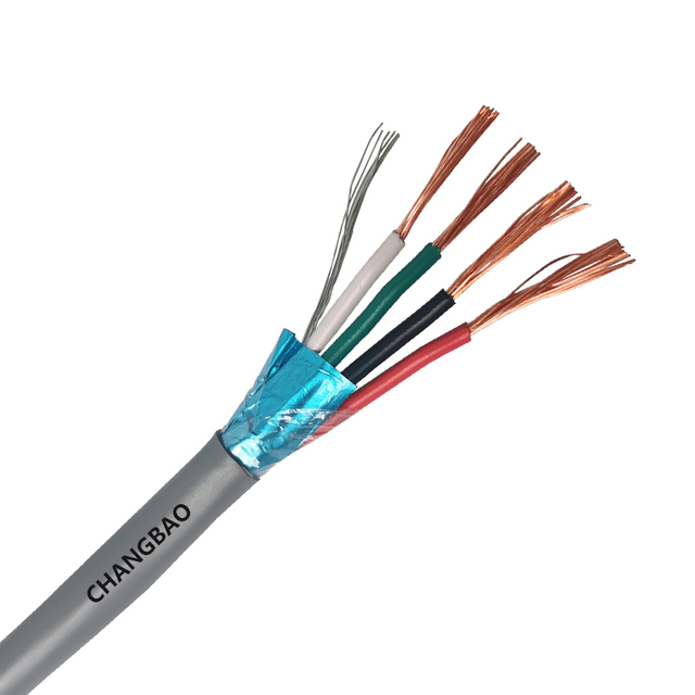 Shielded 6 Core Security Cable - Changbao 12AWG to 22AWG 18AWG Alarm & Communication Cable Copper High-Durability Cat6 Cable ODM