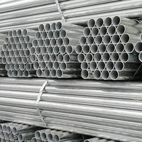 Tube d'échafaudage rond pré-galvanisé de tuyau d'acier d'ERW GI d'immersion chaude de serre pour la construction