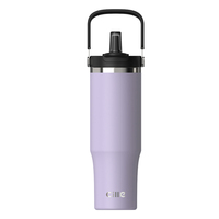Vaso Térmico de Cerámica de Doble Pared de Alta Calidad Xile con Pajita, Aislado para Café Caliente y Hielo, para Uso en Oficina y Camping, para Hombre y Mujer