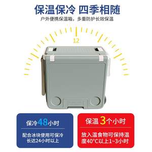 Outdoor Camping <b>Cooler</b> Box 32L Foldable <b>Table</b> Chair Set Insulated Picnic Storage With Wheels - Product Image 3