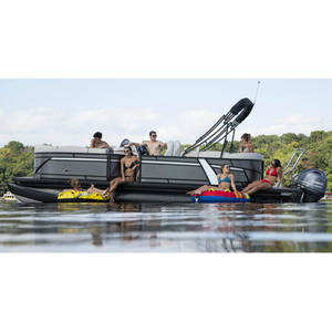 Pisos de lujo y asiento de nuevo los botes de pontón con <span class=keywords><strong>BBO</strong></span> Grill - Product Image 2