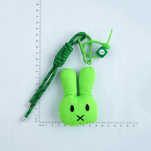 2026 Popular Conejo de Peluche Tejido Ecológico y Duradero, Llavero, Colgante para Bolso, Muñeca Decorativa para Niña, Accesorios para Coche - Product Image 6