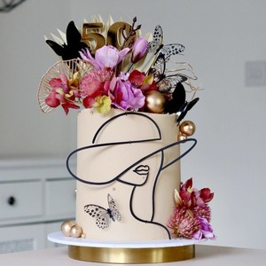 Décorations de gâteau papillon 3D, décorations de cupcakes papillon pour filles, décorations de gâteau d'<span class=keywords><strong>anniversaire</strong></span> pour femmes, décorations de fête papillon - Product Image 4