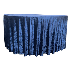 132inch nhung Khăn trải bàn sang trọng rắn hình chữ nhật bảng vải, thuôn dài Retro trang trại Ruffle Khăn trải bàn - Product Image 4