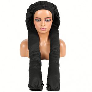 Gorros para Dormir 2 en 1, Protección para Cabello Largo y Trenzas, Gorro Ajustable, Regalo Promocional - Product Image 4