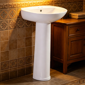 <span class=keywords><strong>Lavabo</strong></span> <span class=keywords><strong>con</strong></span> <span class=keywords><strong>Pedestal</strong></span> al por Mayor, <span class=keywords><strong>Lavabo</strong></span> Moderno, Artículos Sanitarios, <span class=keywords><strong>Lavabo</strong></span> de Cerámica <span class=keywords><strong>con</strong></span> <span class=keywords><strong>Pedestal</strong></span> para Baño - Product Image 6