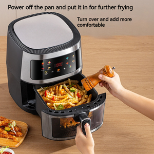 OEM/ODM <strong>Fryer</strong> Oven <strong>Deep</strong> <strong>Oil</strong> Free Steam <strong>Without</strong> Stainless Steel Liner Custom Silver Crest 8 Liter 8L Air <strong>Fryers</strong> - Product Image 2