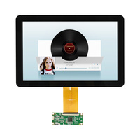 Pantalla táctil capacitiva personalizada, 7 pulgadas, 10,1, 15, 21,5, 32, rj45