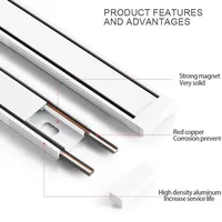 Projecteur LED sur rail magnétique moderne série UT-Pro, éclairage sur rail intelligent Tuya Zigbee, intensité variable, ultra-mince, double tension